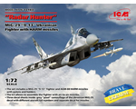 Radar Hunter MiG-29 9-13 Ukrainian Fighter w/HARM missiles 1:72 icm ICM72143