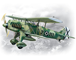 Heinkel He 51B-1 Spanish Air Force Biplane Fighter 1:72 icm ICM72191