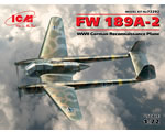 Focke-Wulf Fw 189A-2 WWII German Reconnaissance Plane 1:72 icm ICM72292