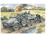 Krupp L2H143 Kfz.69 with Pak 36 German Artillery Tractor 1:72 icm ICM72461