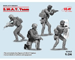 S.W.A.T. Team (4 figures) 1:24 icm ICMDS2401