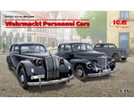 Wehrmacht Personnel Cars (Kadett K38 Saloon, Kapitan Saloon, Admiral Saloon) 1:35 icm ICMDS3504