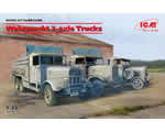 Wehrmacht 3-axle Trucks (Henschel 33D1, Krupp L3H163, LG3000) 1:35 icm ICMDS3508