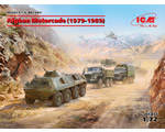 Afghan Motorcade 1979-1989 (URAL-375D, URAL-375A, ATZ-5-375, BTR-60PB) 1:72 icm ICMDS7201