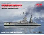 Grosser Kurfurst WWI German Battleship 1:700 icm ICMS015