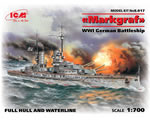 Markgraf WWI German Battleship 1:700 icm ICMS017