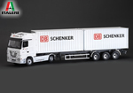 Mercedes-Benz Actros con 2 Container 20 ft DB Schenker 1:24 italeri ITA3865