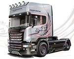 Scania R730 V8 Streamline Silver Griffin 1:24 italeri ITA3906