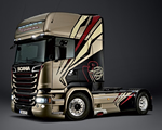 Scania R730 Streamline Team Chimera 1:24 italeri ITA3930