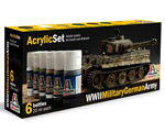 WWll Military German Army (6 pz x 20 ml) italeri ITA433AP