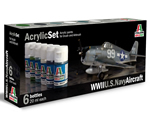 WWll U.S.Navy Aircraft (6 pz x 20 ml) italeri ITA439AP