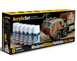 Modern Military Vehicles U.S./NATO (6 pz x 20 ml) italeri ITA442AP