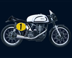 Norton Manx 500 cc 1951 1:9 italeri ITA4602