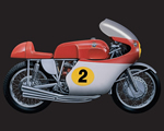 MV Agusta 500 cc 4 Cylinders 1964 1:9 italeri ITA4630