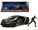 Marvel Black Panther Lykan Hypersport 1:32 jada JD253222004