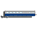 SNCF TGV 2N2 EuroDuplex bar coach period VI complementary coach for HJ2362/S/AC/ACS jouef HJ3005
