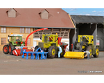 H0 Tractor attachments set kibri KI10910