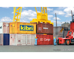 H0 20 ft container, 6 pieces kibri KI10924