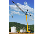 H0 Liebherr LTM 1800 heavy-duty mobile telescopic crane with swing-away kibri KI13033