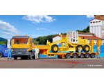 H0 MB Actros with Goldhofer flat bed trailer kibri KI14654