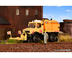 H0 Two-way Unimog with spray- and cleaning device kibri KI16303