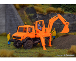 H0 Unimog with excavator kibri KI18480