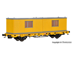 H0 Low side car with 2 containers GleisBau, finished model kibri KI26268