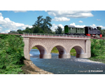 N/Z Erzberg bridge with ice breaking pillars, single track kibri KI37660