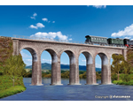 N/Z Ravenna viaduct with ice breaking foundations, single track kibri KI37663