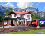 H0 Station Maienfeld incl. house illumination starter set kibri KI39496