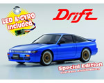 Automodello Mini-Z AWD Nissan Sileighty Blue with Led - Gyro Readyset kyosho KY32136BL-G