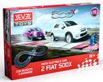 Pista elettrica licenza FCA Fiat 500X tracciato ad otto leveltoys LEV12100