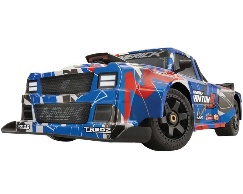 Automodello QuantumR Flux 4S 1:8 4WD Race Truck Blue/Red RTR maverik MV150312