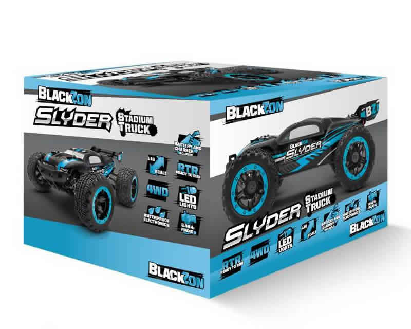 Automodello Slyder ST Electric Truck Blu 4WD 1:16 2,4 GHz RTR maverik MV540105