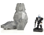 Metallic Series Silver ODST Drop Pods Silver megabloks MBL97417