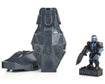 Metallic Series Blue ODST Drop Pods megabloks MBL97418