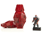 Metallic Series Red ODST Drop Pods megabloks MBL97420