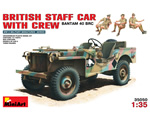 British Staff Car w/Crew 1:35 miniart MNA35050
