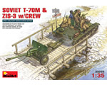 Soviet T-70 M - ZiS-3 w/Crew 1:35 miniart MNA35056