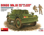 Dingo Mk.III British Scout Car w/Crew 1:35 miniart MNA35077