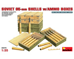 Soviet 85-mm Shells w/Ammo Boxes 1:35 miniart MNA35079