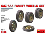 GAZ-AAA Family Wheels set 1:35 miniart MNA35112