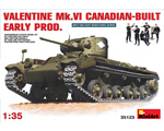 Valentine Mk.VI Canadian-Built Early Production 1:35 miniart MNA35123