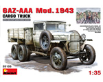 GAZ-AAA Cargo Truck Mod. 1943 1:35 miniart MNA35133