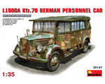 Mercedes-Benz L1500A Kfz.70 German Personnel Car 1:35 miniart MNA35147