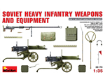 Soviet Heavy Infantry Weapons and Mine Detector 1:35 miniart MNA35170