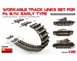 Workable Track Links set for Pz.III / Pz.IV Early Type 1:35 miniart MNA35235