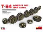 T-34 Wheels set 1942 series 1:35 miniart MNA35236