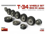 T-34 Wheels set 1943-44 series 1:35 miniart MNA35242