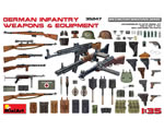 German infantry weapons - equipment 1:35 miniart MNA35247